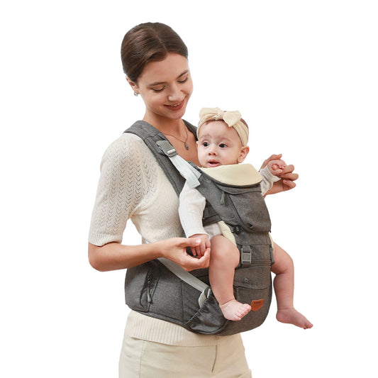 Ergonomic 3-in-1 Baby Carrier and Hipseat