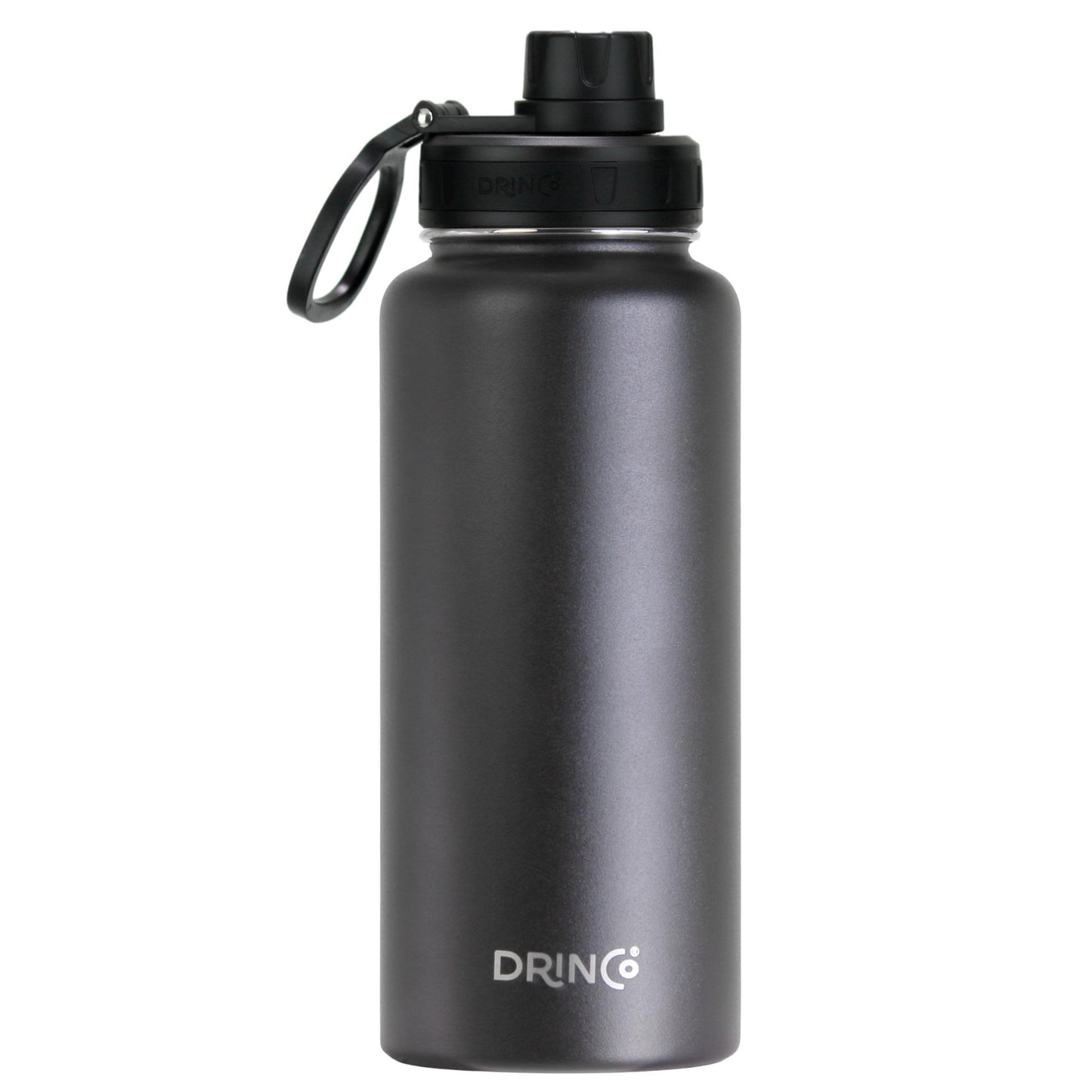 DRINCO® 32oz Stainless Steel Water Bottle - Black