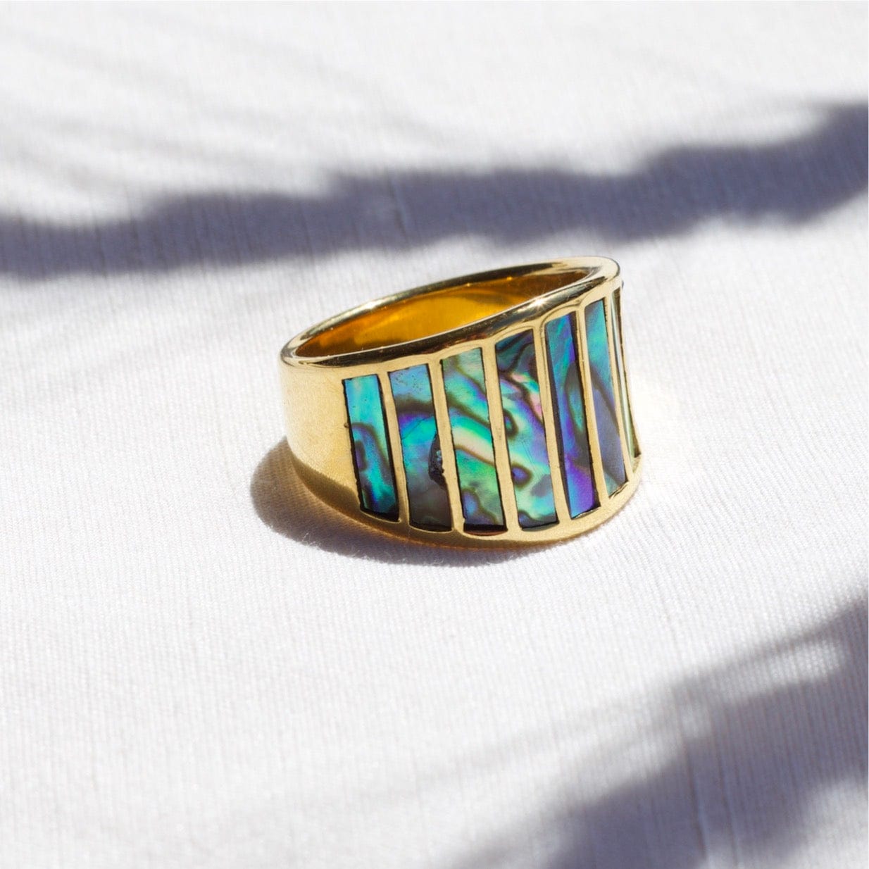 Stella - Abalone Shell Statement Ring