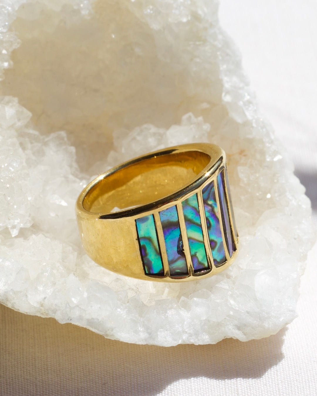 Stella - Abalone Shell Statement Ring