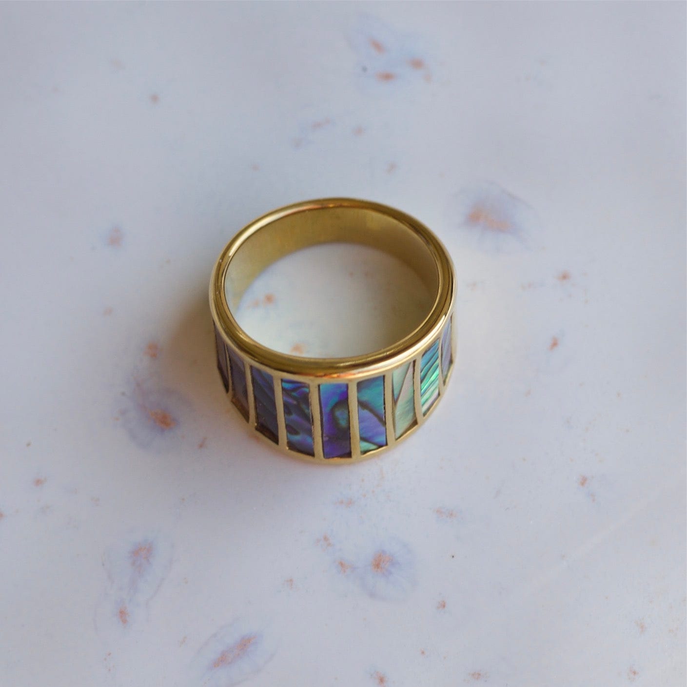 Stella - Abalone Shell Statement Ring