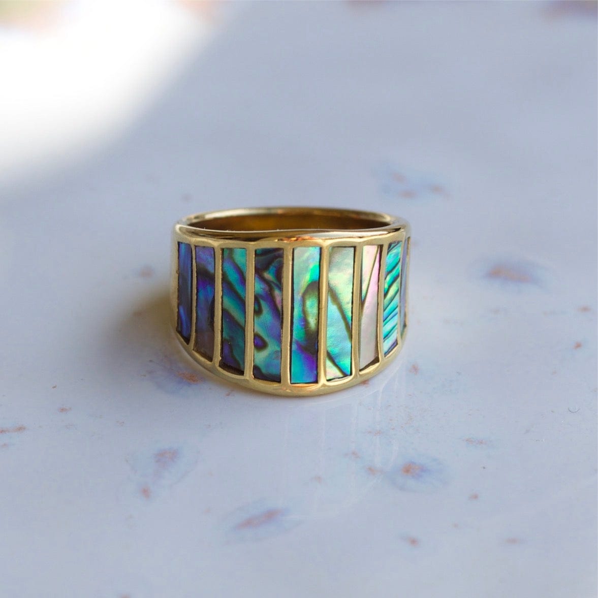 Stella - Abalone Shell Statement Ring